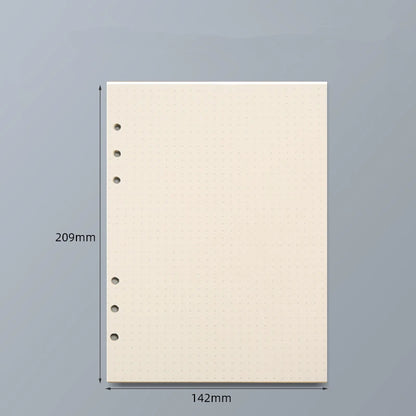 45 Sheets A5 A6 A7 Loose Leaf Notebook Refill Spiral Binder Inner Page Line Blank craft  Grid Inside Paper Stationery Beauty World Shop