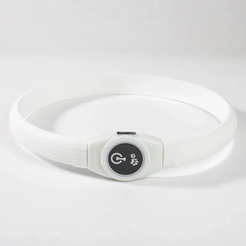 New Led Luminous Dog Collar PVC Waterproof , For Large Medium Small Dogs Collar Usb Light Night Safety Pet Glowing Accessories Beauty World Shop
