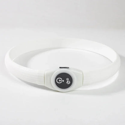 New Led Luminous Dog Collar PVC Waterproof , For Large Medium Small Dogs Collar Usb Light Night Safety Pet Glowing Accessories Beauty World Shop