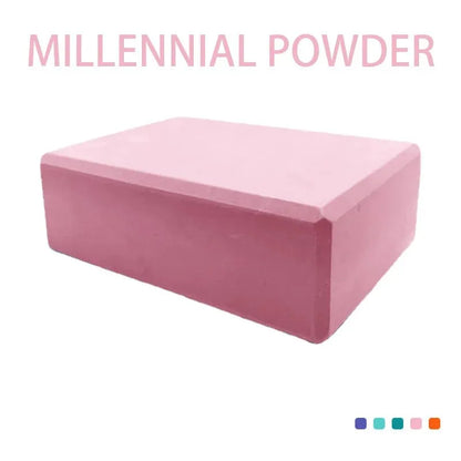1pc High Density Yoga Foam Blocks Non-slip Solid Color Yoga Balance Fitness Dance Supplies For Yoga Pilates And Meditation Beauty World Shop