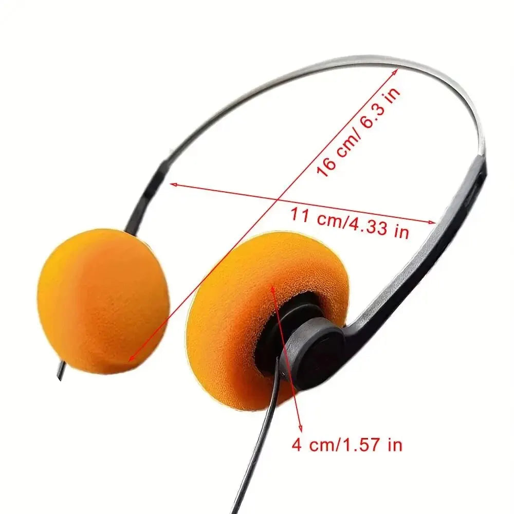 3.5MM Retro Nostalgic Earphones, MP3 Earphones, Personalized Walkman Classic Sports CD Photography Props Wired Headphones Beauty World Shop