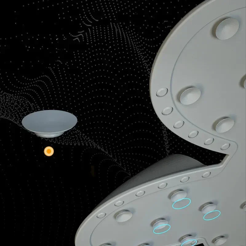 1pc，Rabbit Bathroom Shower Anti Slip Mat, Circular Massage Foot Mat, Back Suction Cup,Foot Scrubber, Back Scrubber Beauty World Shop