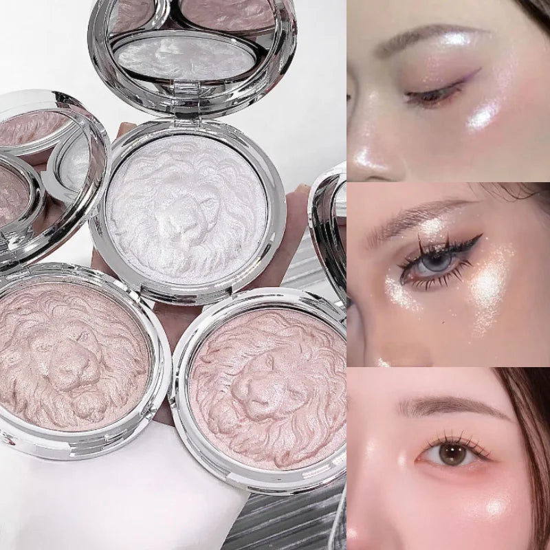 Lion Series high-gloss powder, clear and glittering, fine pearlescent luster, high-end atmosphere, high-gloss paste Beauty Trend Shop