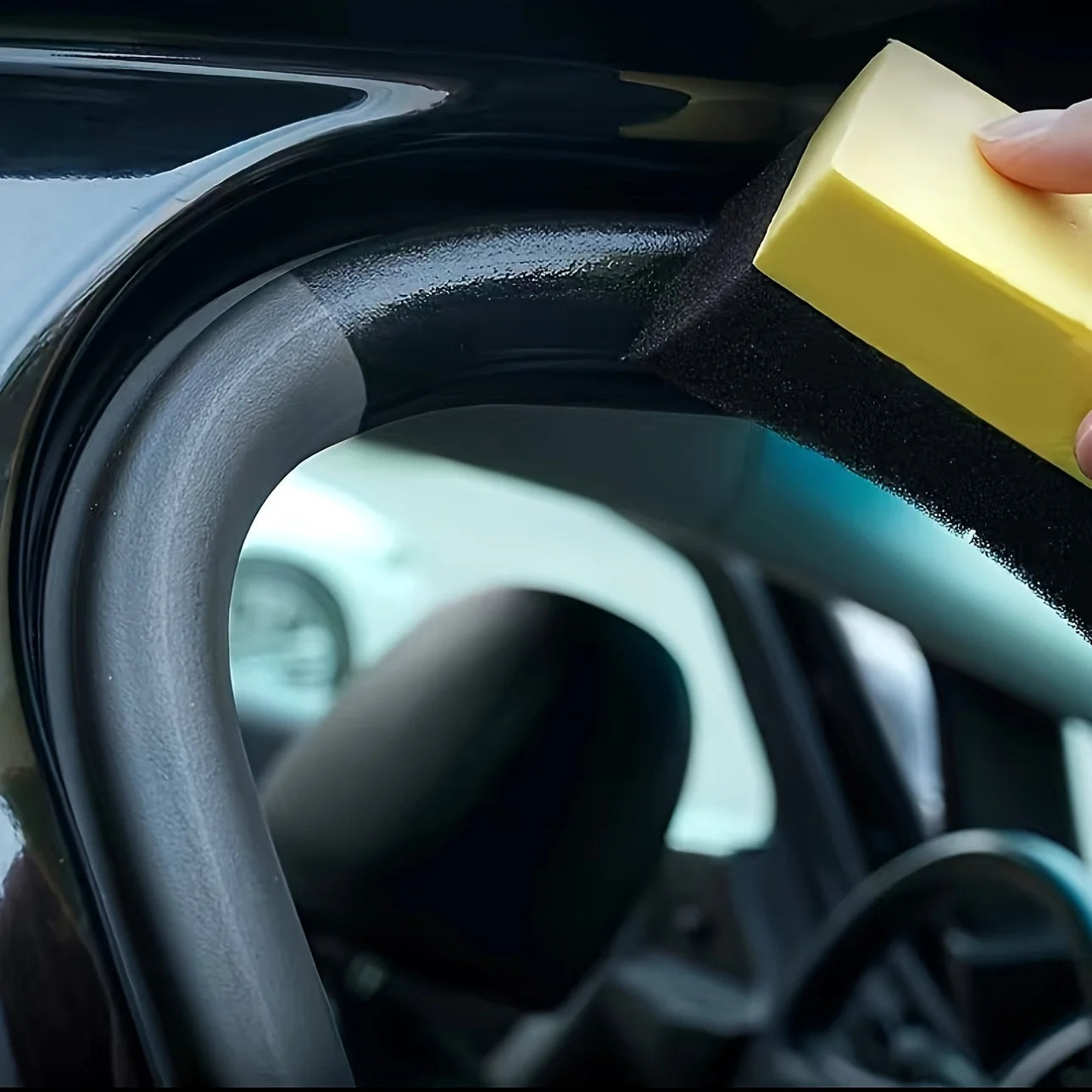 Black Shiny Tire wax - durable, long-lasting protection and repair for all kinds of tires - prevents cracks and whitens Beauty World Shop