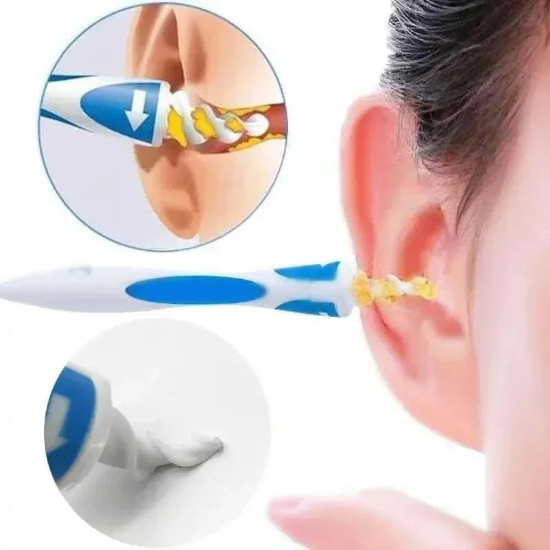 Ear Wax Remover Tool Ear Cleaner With Soft Silicone 16 Replacement Tips Simply To Grab Extract Earwax Beauty World Shop