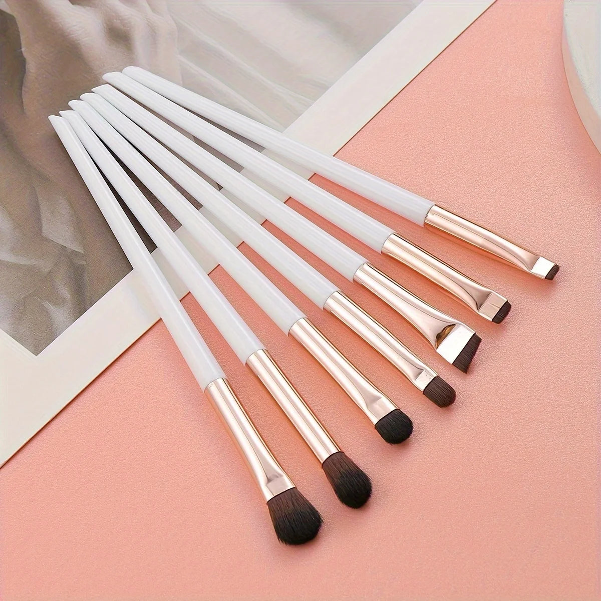 Ultra-Thin Eyebrow Brush Set -3Pcs Angled Precision Eyeliner MakeupBrushes, Synthetic Bristles Slanted Eyeshadow Eye Brow Tintin Beauty World Shop