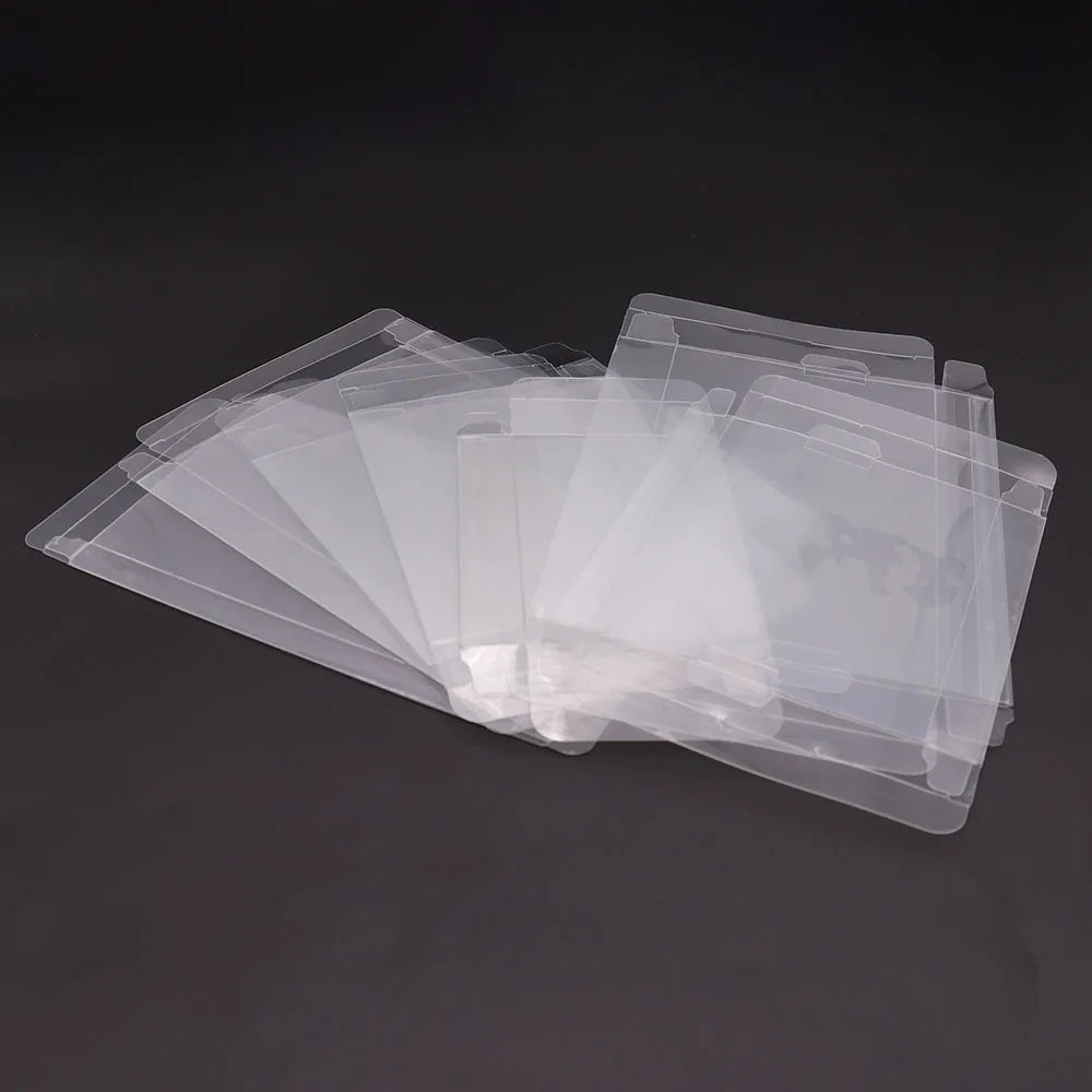 5/20PCS Clear Transparent Game Cartridge Box Case Games Plastic PET Protector for N64 NES SNES for ps5 ps4 ps3 GB GBA GBC Switch