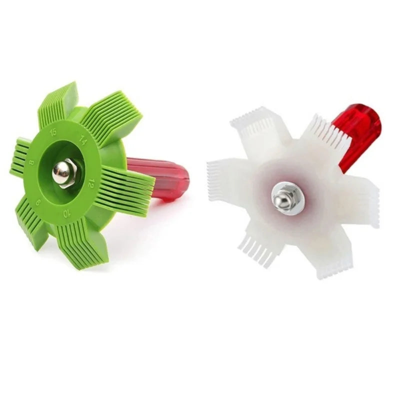 Universal Car A/C Radiator Condenser Fin Repair Comb Cooler Air Conditioner Straightener Cleaning Tools for Auto Cooling System Beauty World Shop