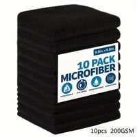 Black 10pcs 25X25cm