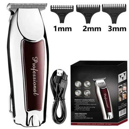 Hair Clipper Rechargeable Cordless Trimmer For Men Grooming Professional Electric Beard Hair Cutting Machine Edge Hair Clipper Beauty Trend Shop