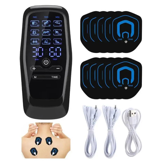 Mini Rechargeable Neck Massage Pad, Intelligent Electric Massager with Multiple Speed Levels Beauty World Shop