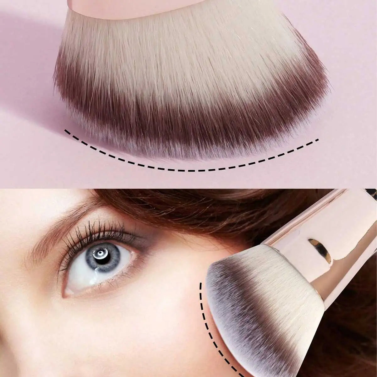 4pcs Basic Makeup Brushes Set With Box Dual-ended Foundations Powder Blush Details for Eyeshadow Brushes Beginner Travel Beauty World Shop