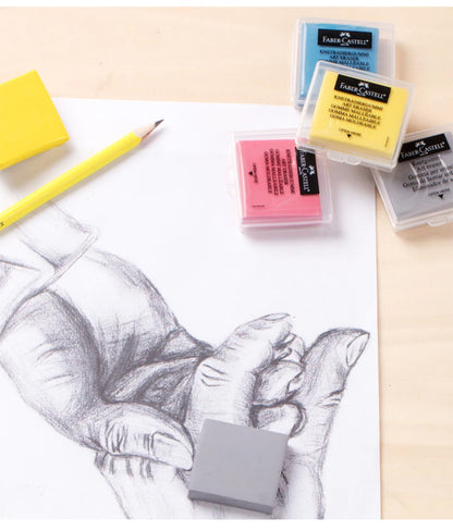 Faber - Castell Premium Soft Kneadable Eraser, Perfect for Art Painting, Design & Plasticine Stat - Ultra - Plastic Sketch Tool Beauty World Shop