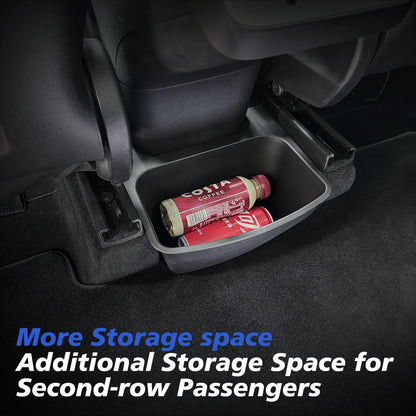 Rear Seat Storage Box for Tesla New Model Y 2025-2020 Launch Juniper Organizer Bins Backseat Trash Can Garbage Bag Tray Beauty World Shop