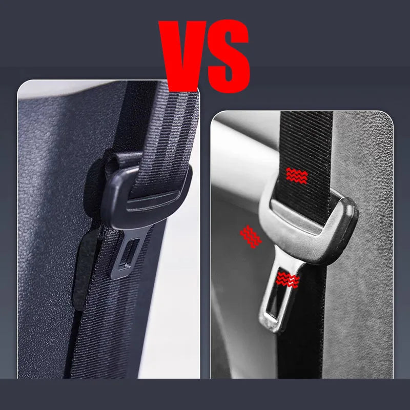 2Pcs Magnetic Car Seat Belt Holder Fixing Clip Pu Leather Seatbelt Limiter Stopper For Safety Belt Clip Prevent Falling Beauty World Shop