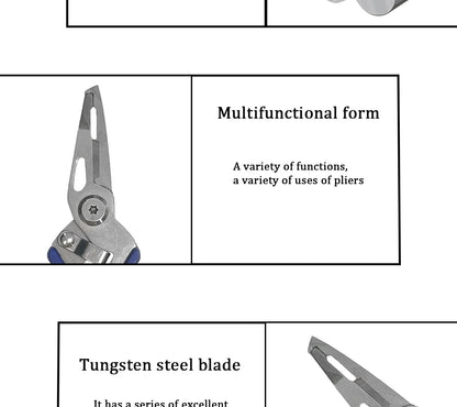Fishing Lure Plier Scissors Return Spring Latch Bend Design Comfortable Handle Needle Nose Pliers Eagle Nose Pliers Orange Beauty World Shop
