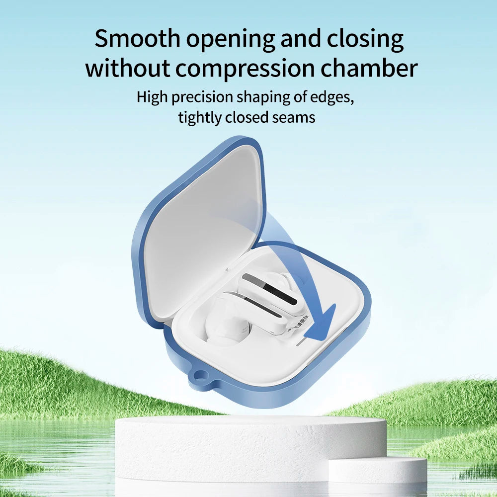 Silicone Case for Redmi Buds 6 Active Cases Wireless Earphone Cover For Xiaomi Redmi Buds6 Active Covers with Hook Accessories