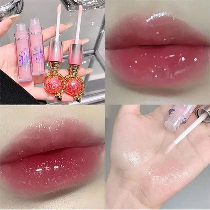 MAGIC CASA Shimmering Lip Gloss — Hydrating and Moisturizing, Mirror Finish, Plumping Glass-Like Lips Beauty Trend Shop