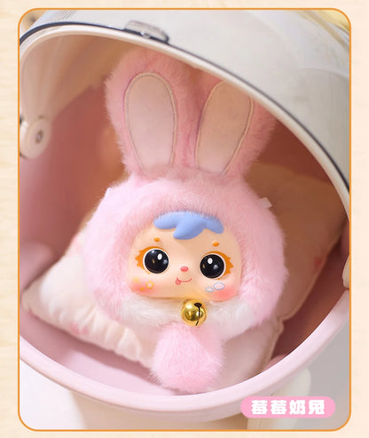 Samuel Mini Wealth Rabbit Blind Box Series Plush Toys Kawaii Backpack Doll Pendant Desktop Ornament Mystery Box Peripheral Gifts Beauty World Shop