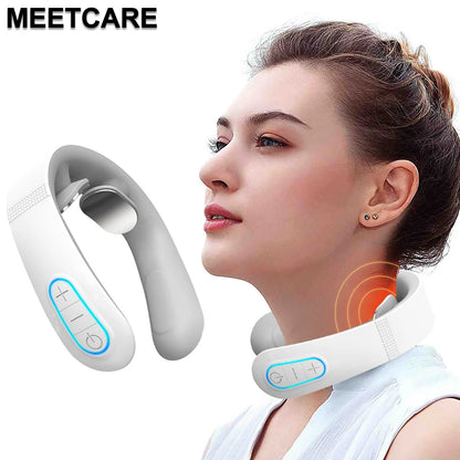 Pulse Neck Massager Electric Smart Cervical Massagers TENS Pain Muscle Kneading Massage Beauty World Shop