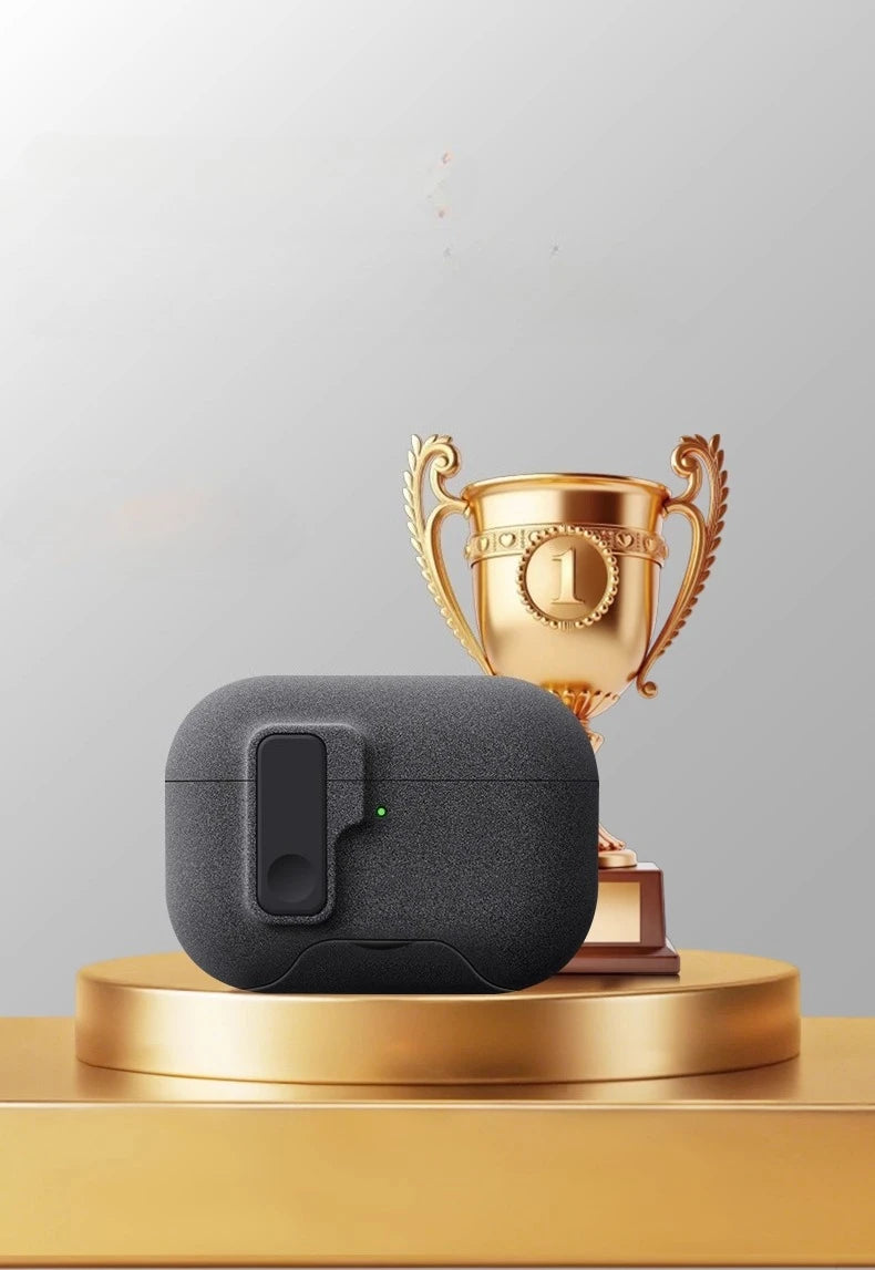 2025 Case For AirPods Pro 3 Magnetic Automatic Lock Cases Phone Stand Headphone Cover For AirPods Pro 3 Pro3 Fundas With Hook ﻿