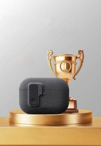 2025 Case For AirPods Pro 3 Magnetic Automatic Lock Cases Phone Stand Headphone Cover For AirPods Pro 3 Pro3 Fundas With Hook ﻿