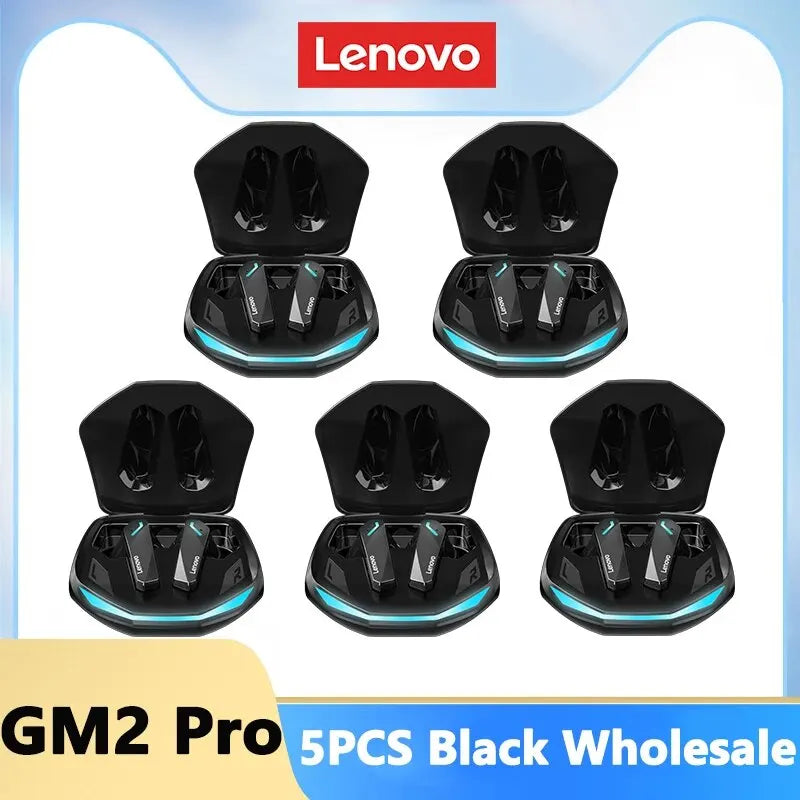 Choice Lenovo GM2 Pro Wireless Bluetooth 5.3 Earphones Gaming Low Latency Dual Mode Music Earbuds Sports In-Ear Headset With Mic Beauty World Shop
