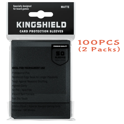 100PCS Matte Colorful Standard Size Card Sleeves TCG Trading Cards Protector Tarot Shield Board Games Cover PKM 66x91mm Beauty World Shop