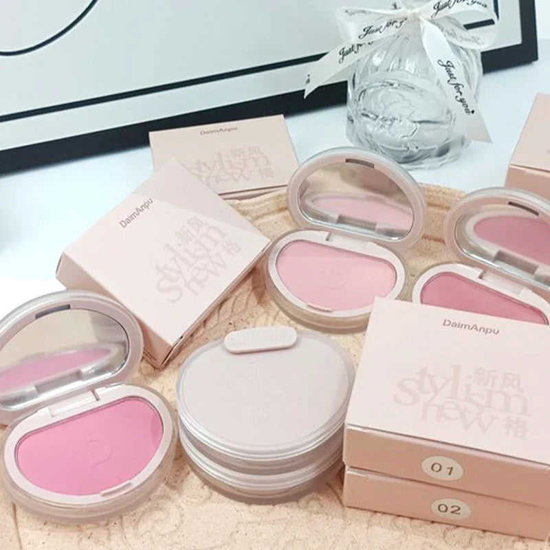 DaimAnpu monochrome honey powder powder blusher, high gloss, natural brightening, rouge setting, powder blusher cream Beauty Trend Shop