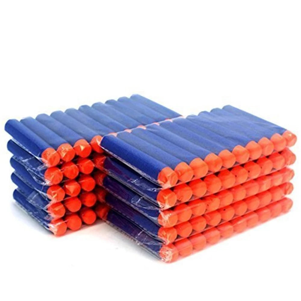 Blue Soft Hollow Hole Head Bullets 7.2cm For Nerf Refill Darts Toy Gun Bullets For Nerf Series Blasters Xmas Kid Children Gift Beauty Fashion