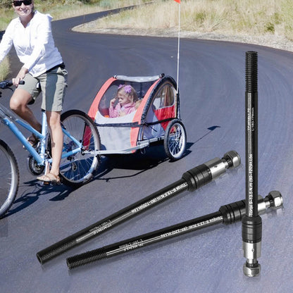 Bicycle Trailer Thru Axle 160-178mm Cargo Trailer Kid Trailer Thru Axle Bike Trailer Hitch Axle Bike Accessories Beauty World Shop