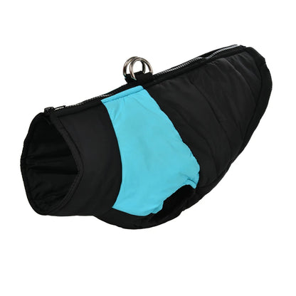 Warm Winter Dog Jacket For Winter Padded Pet Vest Coat For Small Large Dogs Waterproof Pets Clothes With D-ring Golden Retriever