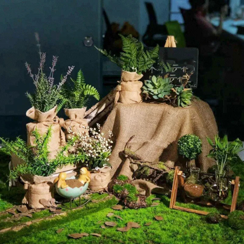 50X50cm Artificial Grass Rug Fake Moss Lawn Garden Landscape Turf Roll Festival Wedding Decoration  Mat Carpet Beauty World Shop