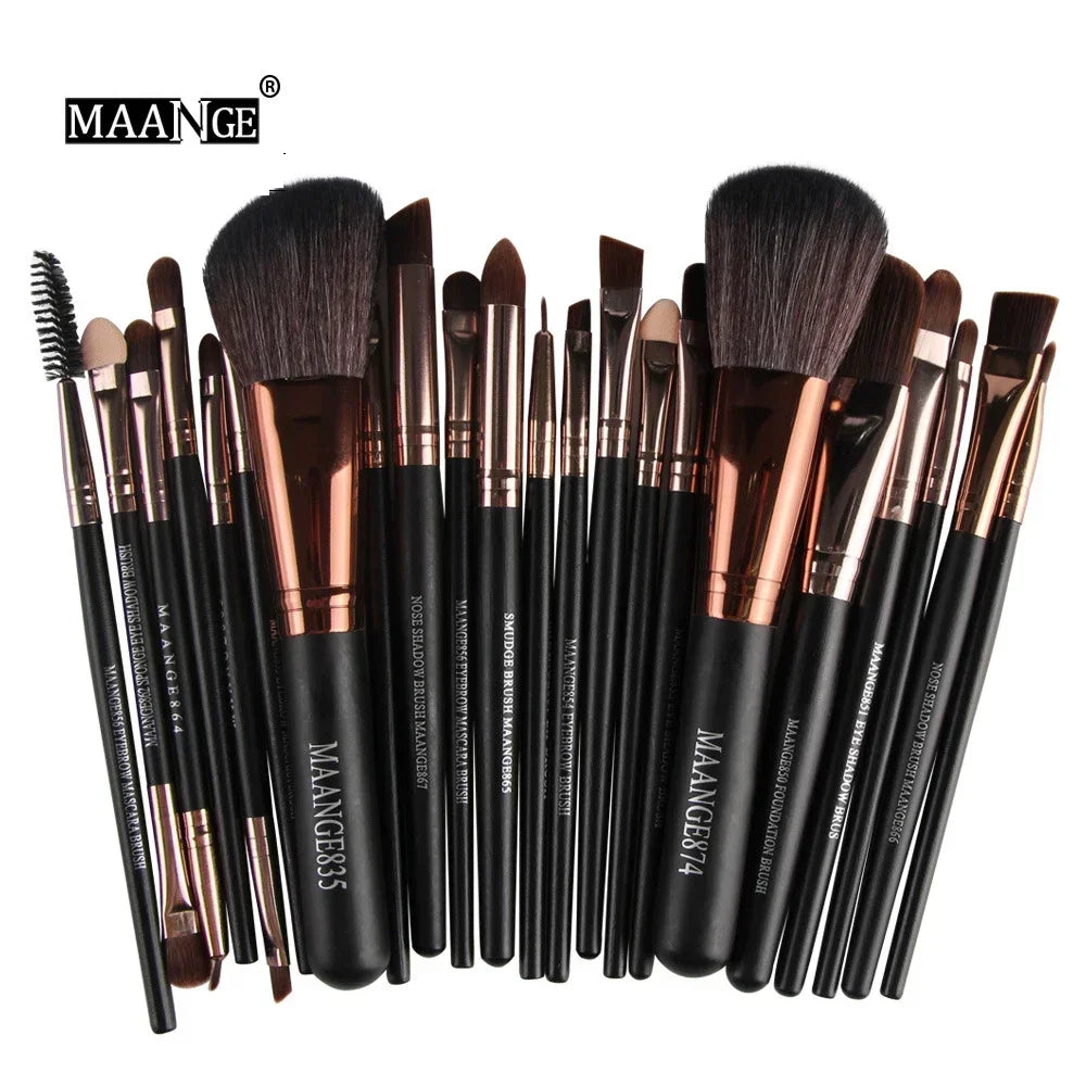 3/13/22pcs Professional Makeup Brushes Tools Set Make Up Brush Tools Kits for Eyeshadow Eyeliner Cosmetics Brushes Maquiagem Beauty World Shop