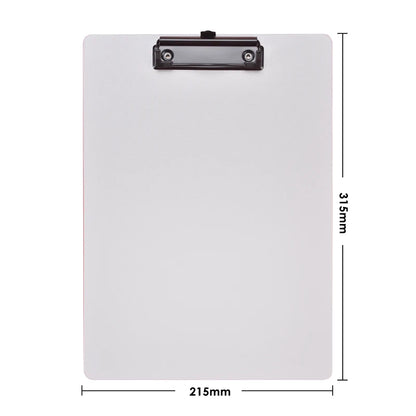 A4 File Folder Clipboard Writing Pad Memo Clip Board Clips Test Paper Storage Organizer School Supplies Office Stationary Beauty World Shop