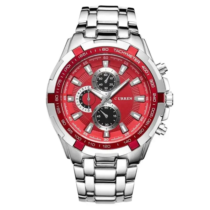 CURREN 8023 Quartz Watch Men Waterproof Sport Military Watches Mens Business Stainless Steel Wristwatch Male Clock reloj hombre Beauty World Shop