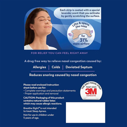 30/60/90 Pcs Anti-Snoring Nose Strips Sleep Nasal Strips for Improved Air Intake Exercise & Sleep Quality Breath Strips Beauty World Shop
