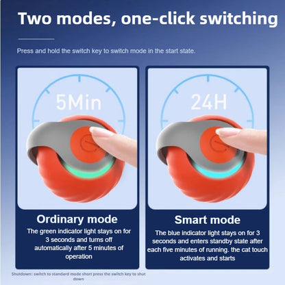 Cats Interactive Ball Toys, Automatic Rolling Ball with Faux Tail,USB Rechargeable SmartElectric Pet Toy for Teaser and Training Beauty World Shop