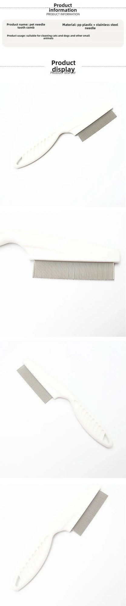 Professional Flea Comb for Dogs and Cats, Effective Grooming Tool for Removing Fleas and Ticks Beauty World Shop