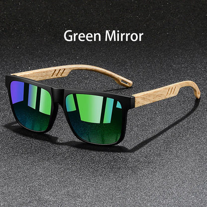 Fashion Vintage Square Square Frame Sunglasses Men Women Fishing Driving Man Luxury Brand Designer Sun Glasses  Eyewear Beauty World Shop