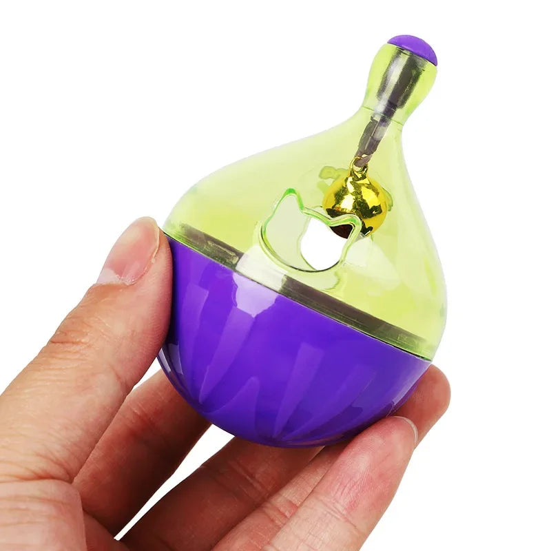 Pet Cat Fun Bowl Feeding Toys Dog Tumbler Feeder Puppy Kitten Shaking Leakage Food Ball Container Exercise Training Leakage Toys Beauty World Shop