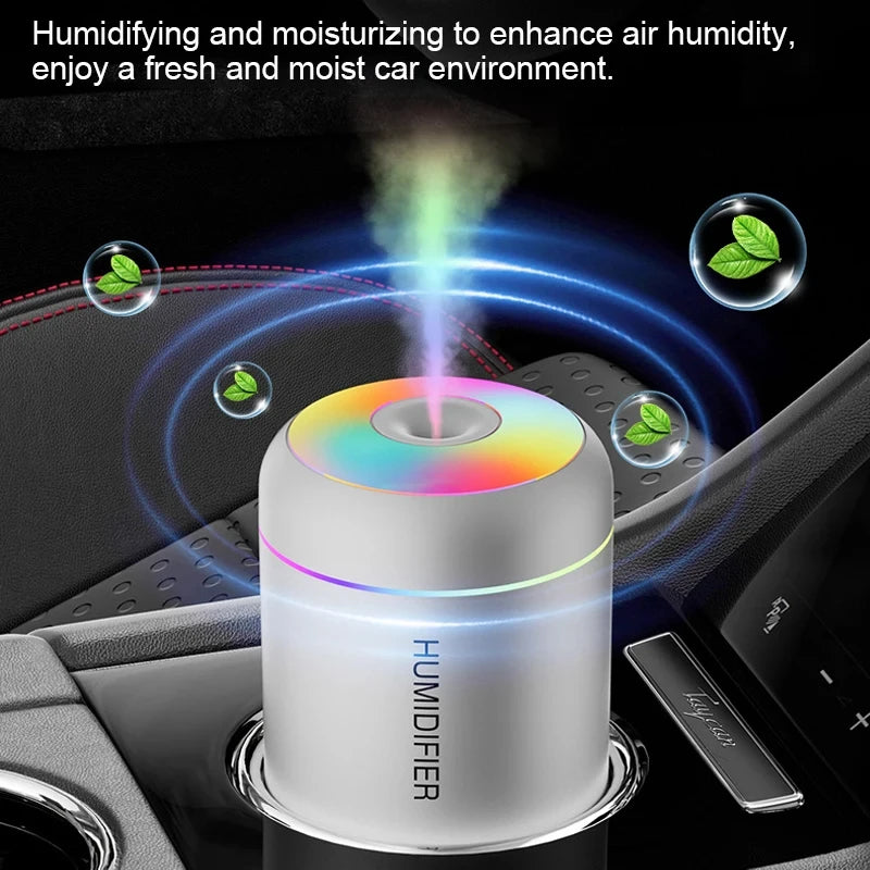 HOMEFISHMini Air Humidifier Usb Aroma Diffuser Essential Oil Purifier Cool Mist Sprayer  Home BedroomLED Desktop humidificador Beauty World Shop