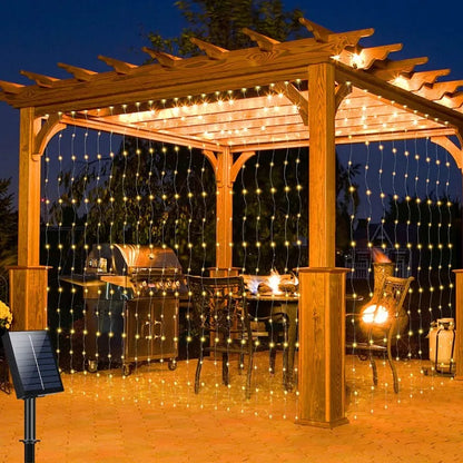 Christmas Lights LED Fairy String Curtain Lights 8 Mode Remote USB Festoon Christmas Decor For Home Holiday New Year Lamp Beauty Fashion