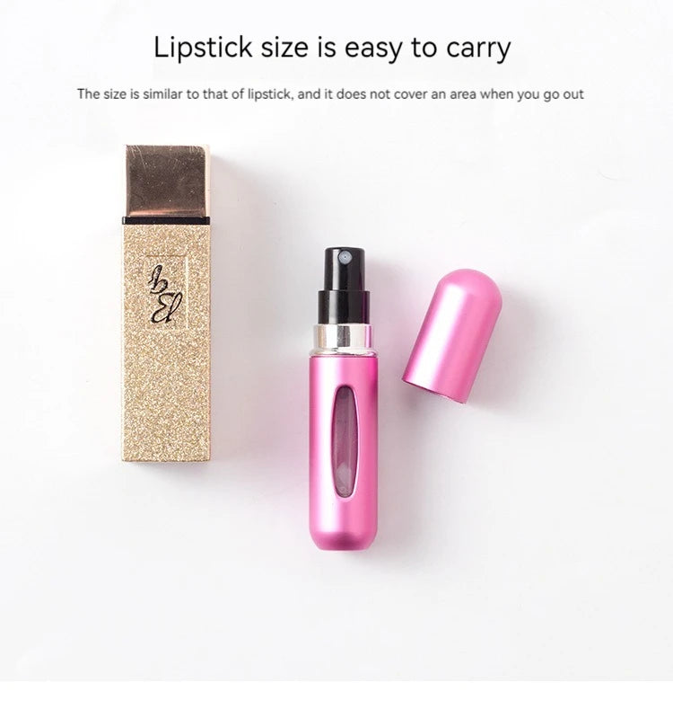 5/8ml Portable Perfume Atomizer Liquid Container For Cosmetics Mini Aluminum Spray Alcochol Empty Refillable Bottle Beauty Fashion