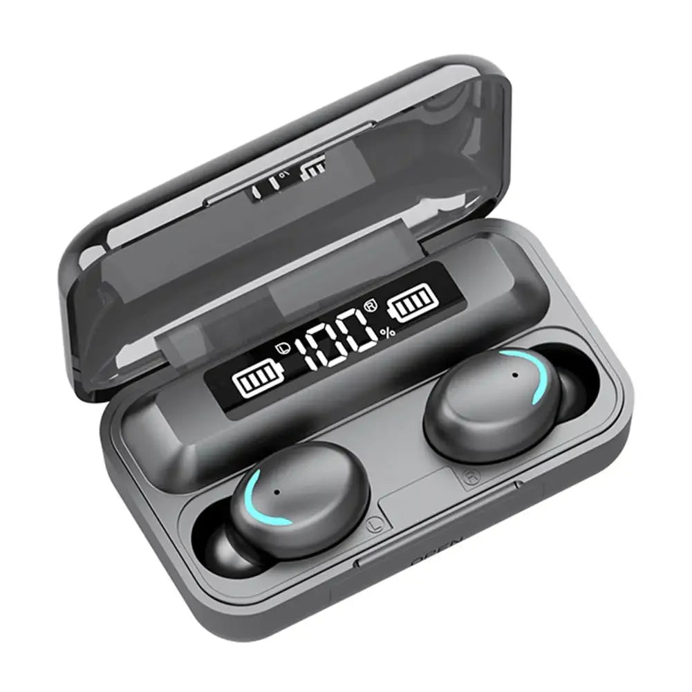 F9-5C True Wireless Bluetooth Headset Binaural Small In Ear Buds Sports Stereo Bass TWS Earbuds Newest Sports Earbuds for phones Beauty Fashion