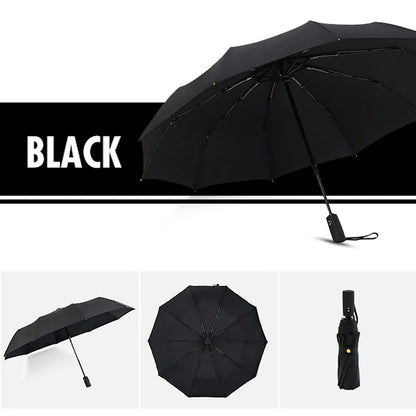 Windproof Double Layer Fully Automatic Resistant Umbrella Beauty World Shop
