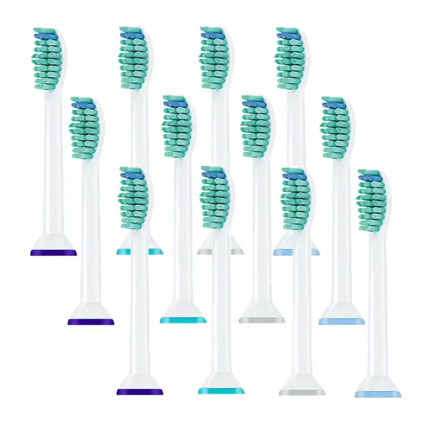 4-32pcs Electric Toothbrush Replacement Heads Compatible with Philips Sonicare Replacement Brush Heads Click-on Handles Beauty World Shop