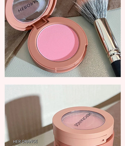 HERORANGE Creamy Blush Soft Matte Natural Color Long Lasting Daily Cheek Makeup For Women Beauty World Shop