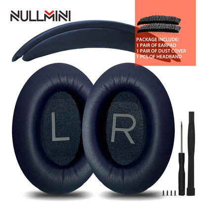 Nullmini Replacement Earpads for Bose QC35 QC35II QC45 Headphones Ear Pads Cushion Earmuffs Sleeve Headband