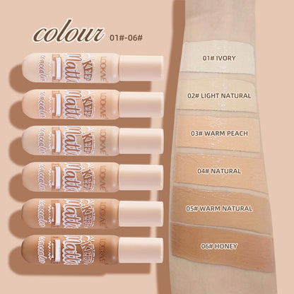 Liquid Concealer Stick Foundation Cream 6 Color Moisturizing Full Coverage Acne Dark Circle Natural Matte Concealer Cream Makeup Beauty World Shop